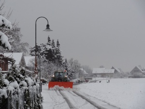 Winter im schweizer Flachland 