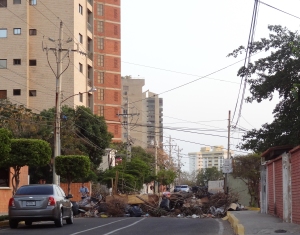 Strassebbarrikaden in Maracaibo
